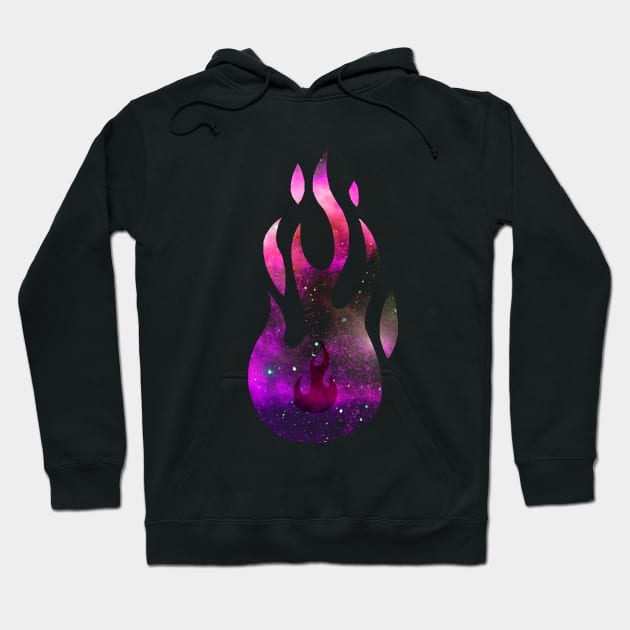 Galaxy Flame Hoodie by Mavis